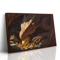 Dragon's Treasure Among Ancient Tomes