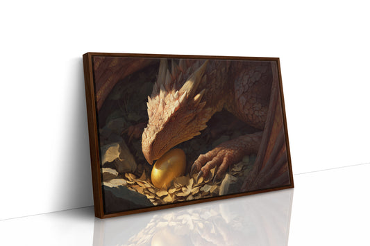 Dragon's Treasure Among Ancient Tomes