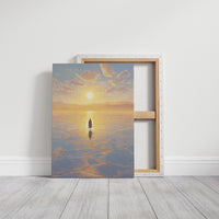 Solitary Pilgrim on Crystalline Horizon