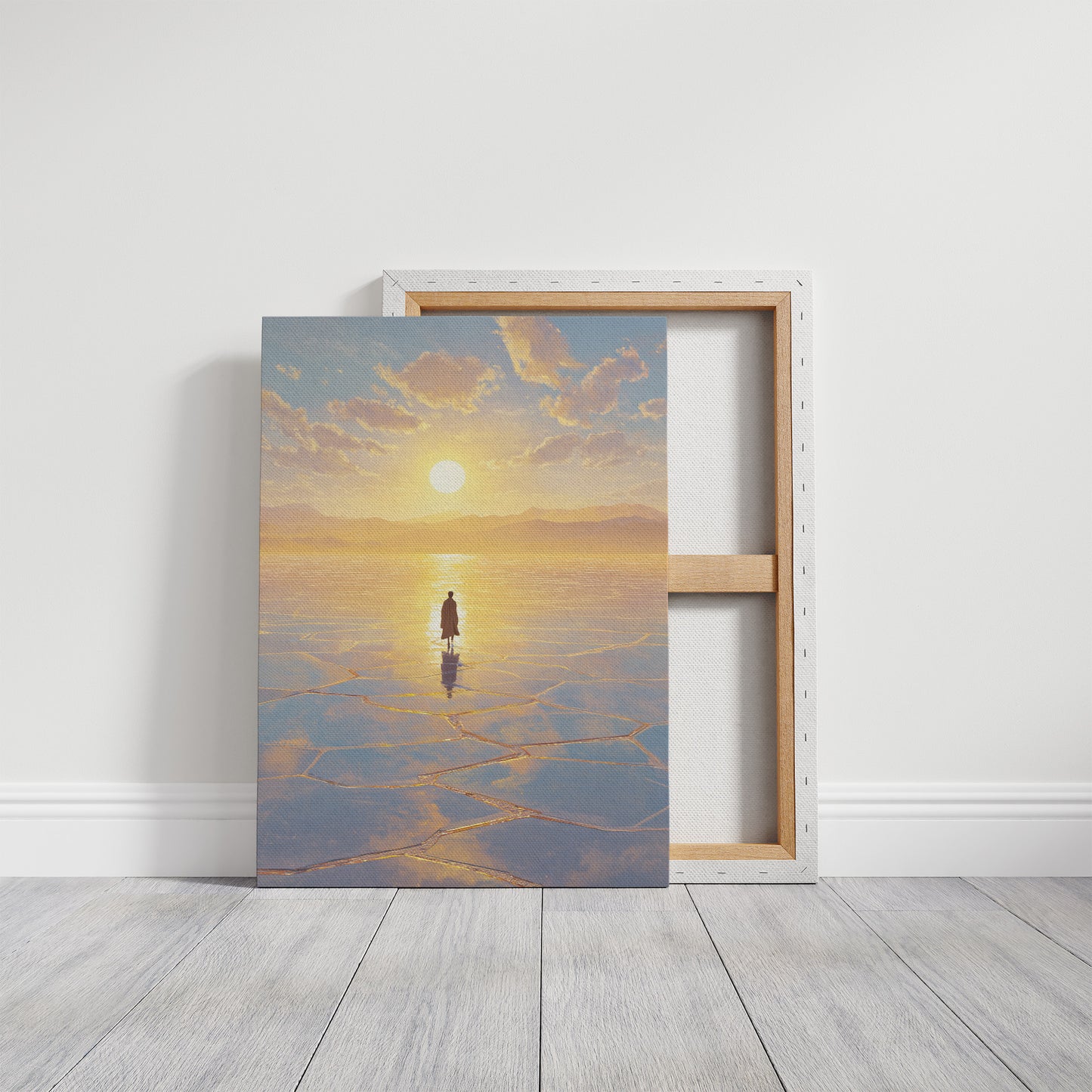 Solitary Pilgrim on Crystalline Horizon