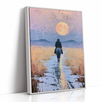 Moonrise Over the Prairie