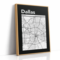 Dallas, Mapped in Black
