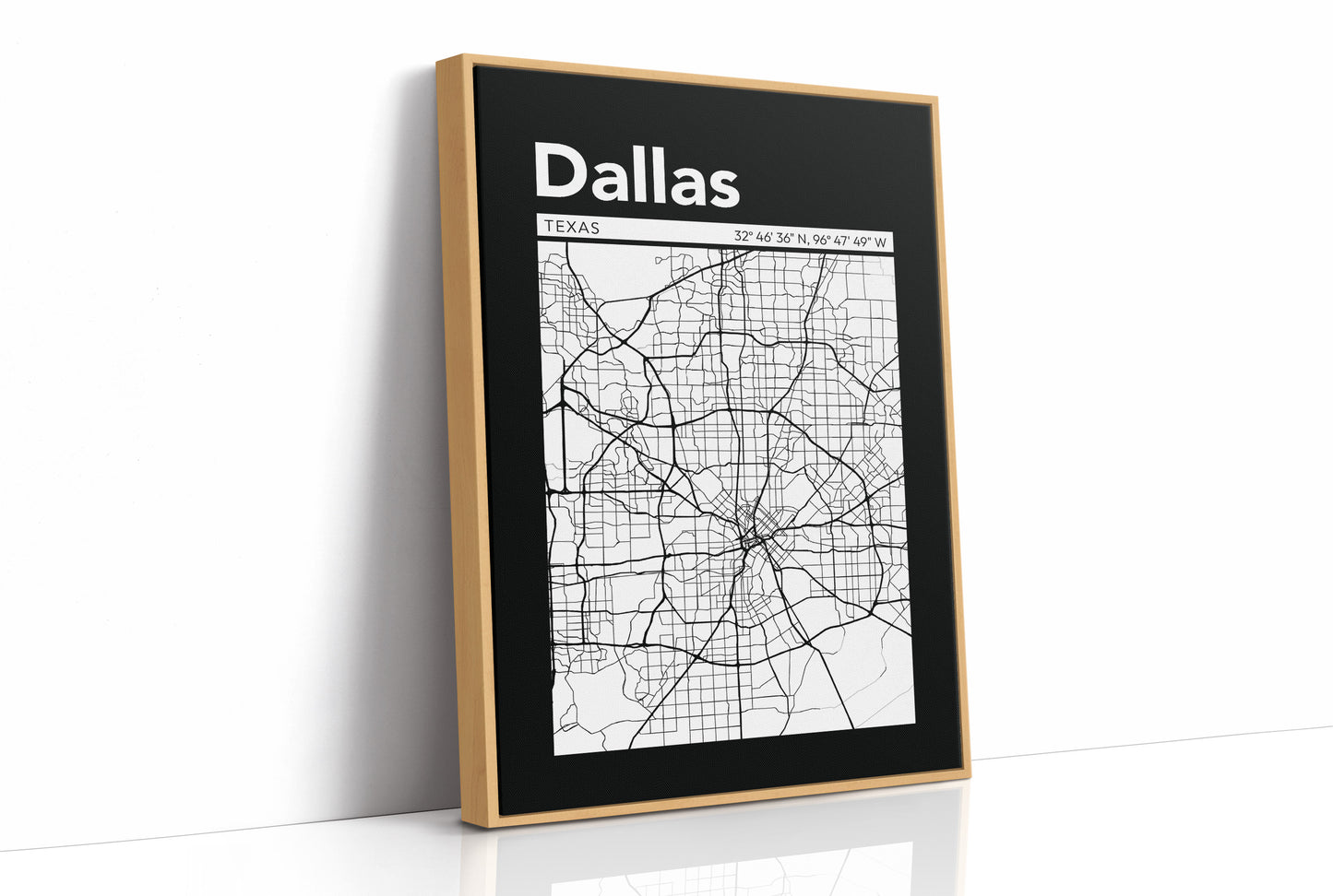 Dallas, Mapped in Black