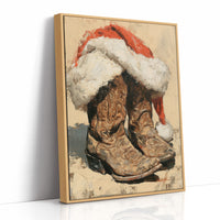 Weathered Boots, Santa's Visit