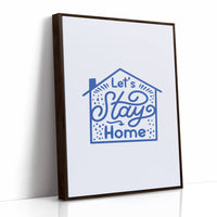 Cozy Letters Dance In Blue