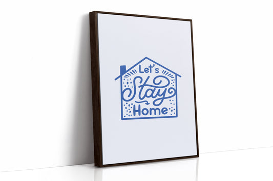 Cozy Letters Dance In Blue
