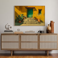 Cactus Guards The Turquoise Door