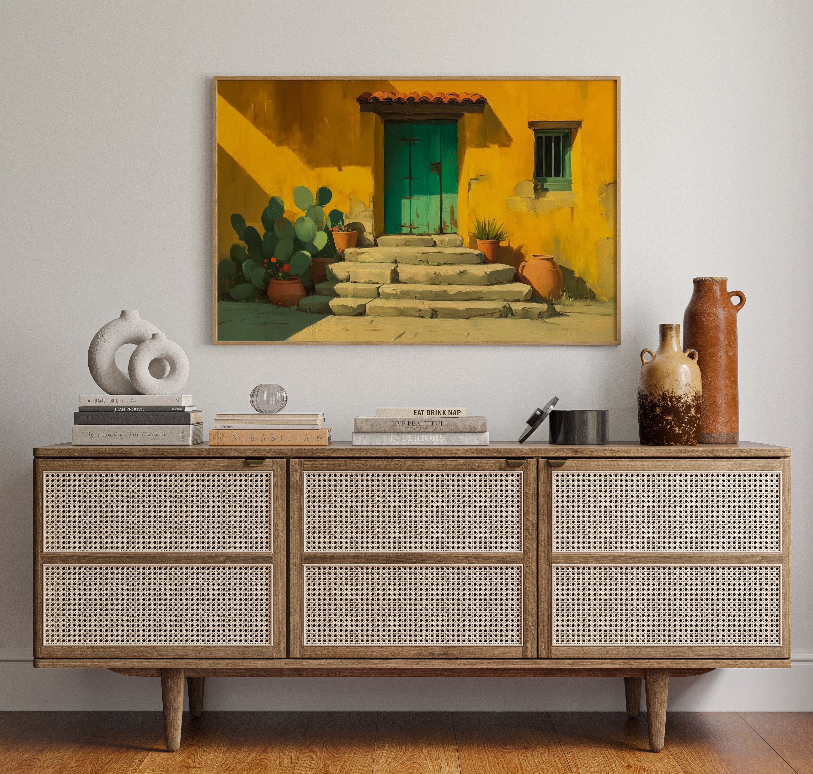 Cactus Guards The Turquoise Door