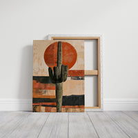 Textured Saguaro Sun Collage