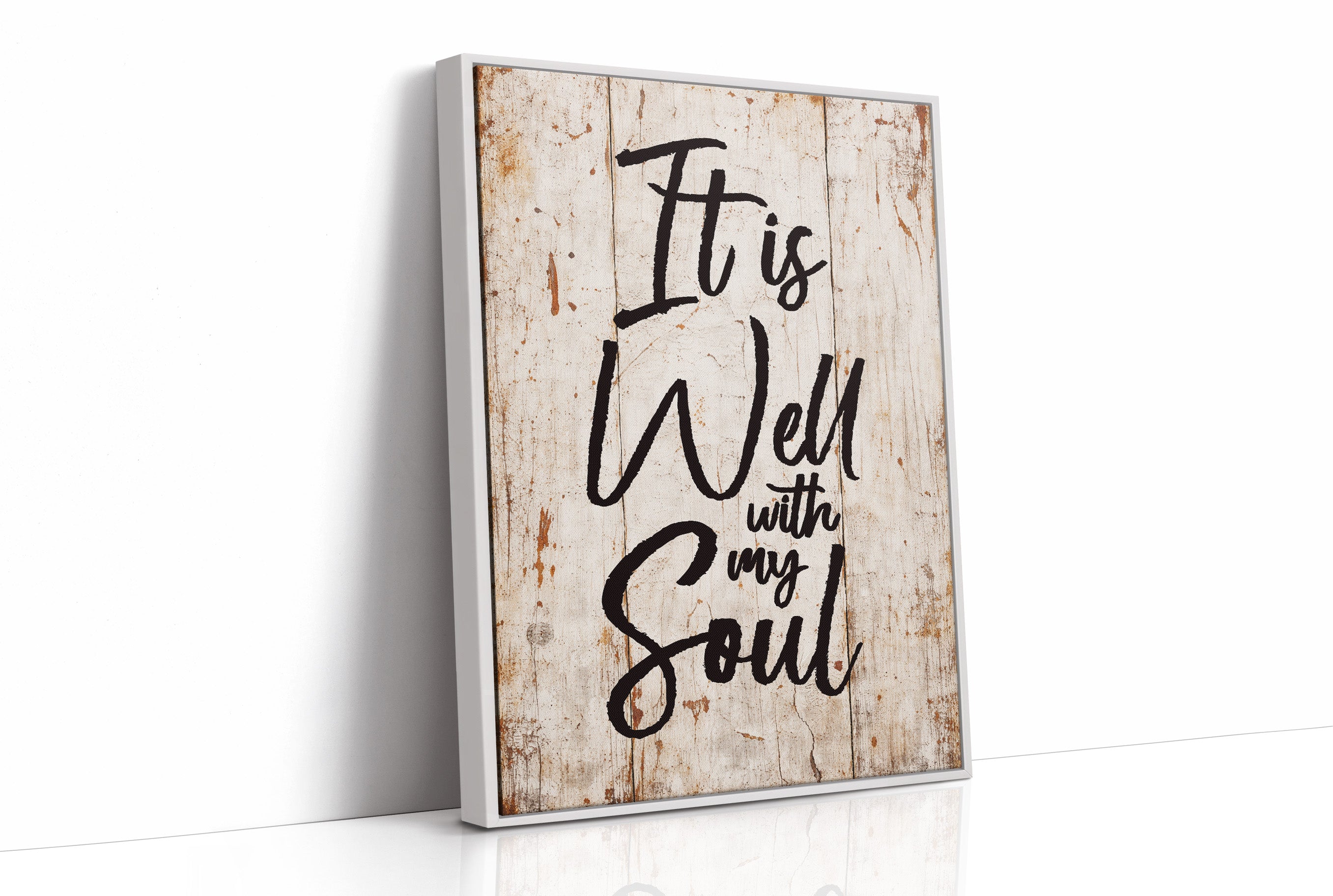 Rustic Affirmation Whispers Truth