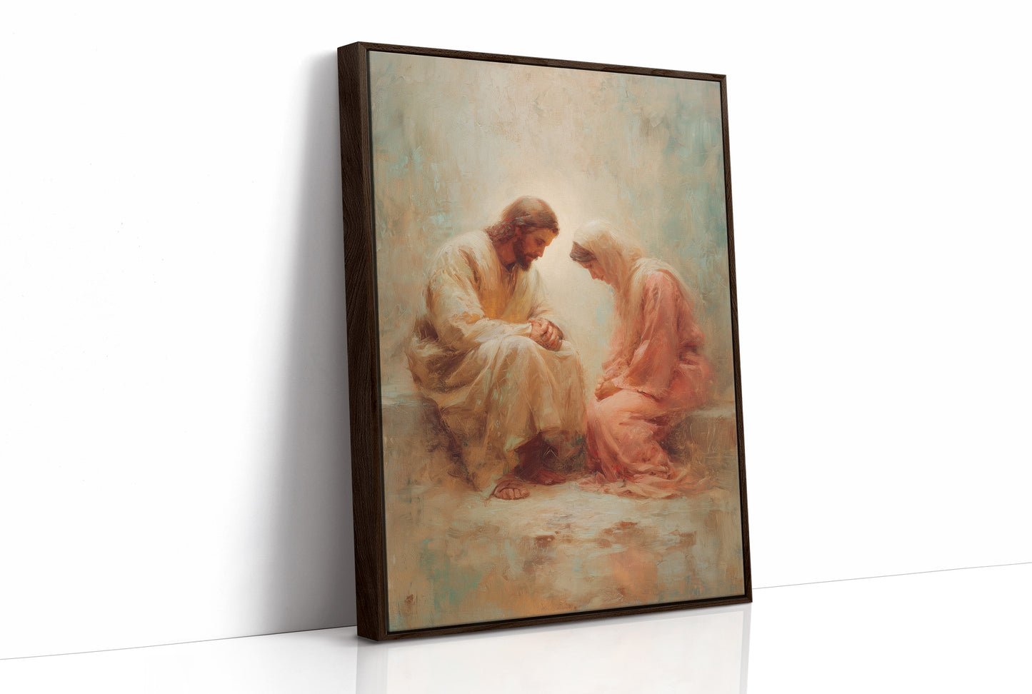 Sacred Moment in Gentle Light