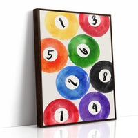 Lucky Numbers Dance In Watercolor