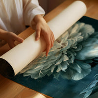 Ivory Peony in Shadow
