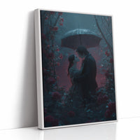 Roses Bloom Through Midnight Rain