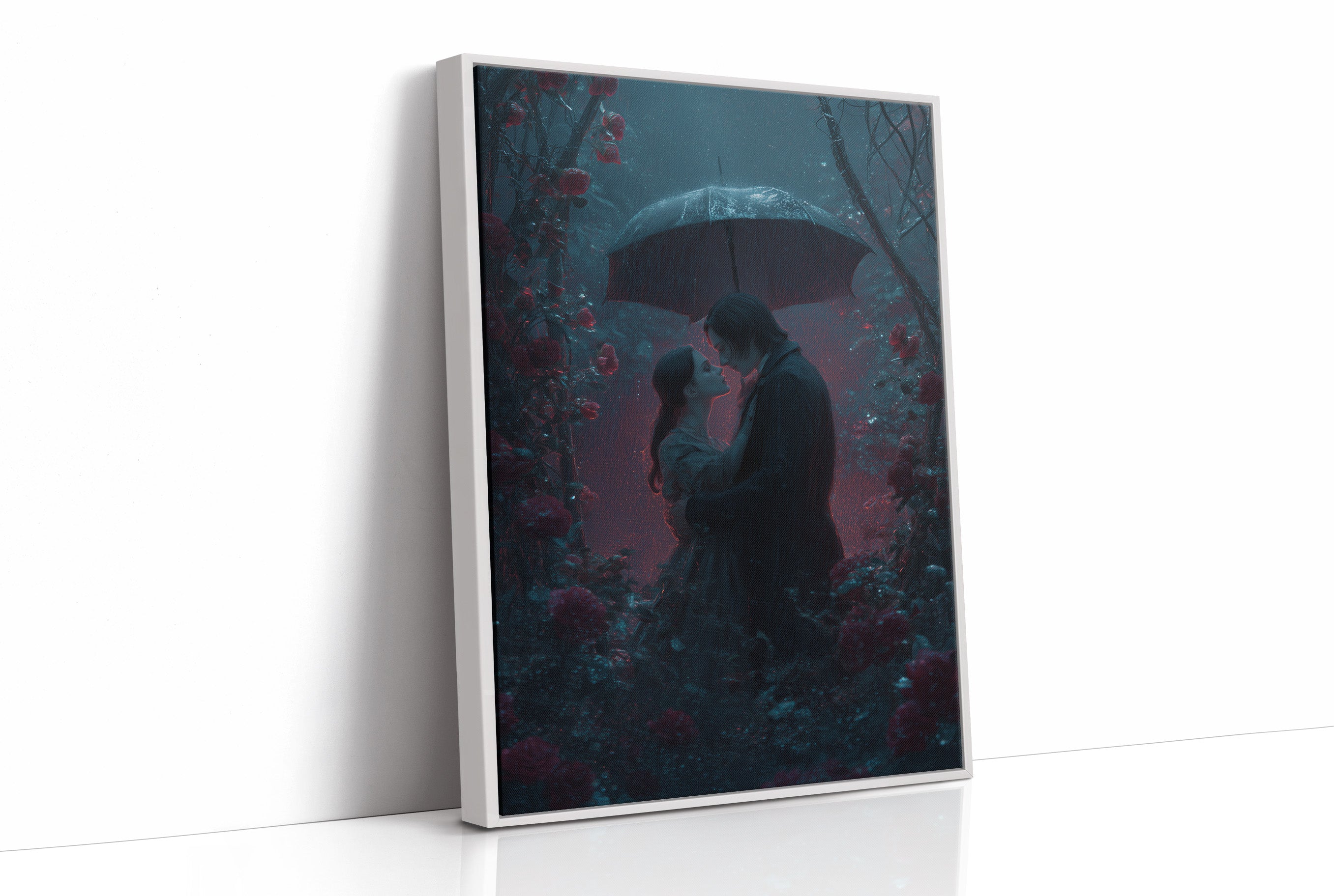 Roses Bloom Through Midnight Rain
