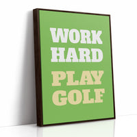 Life Balances On Green Fairways