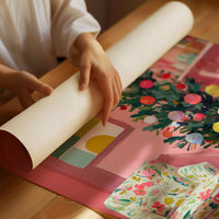 Festive Pink Room Glows Sweet