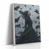 Ravens Dance At Dusk