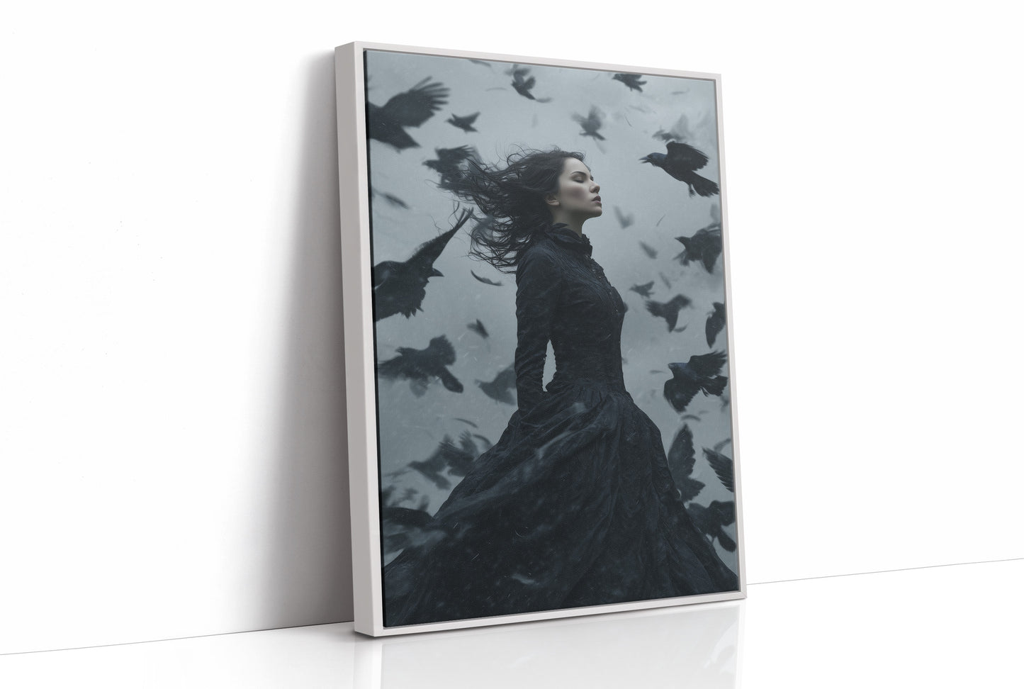 Ravens Dance At Dusk