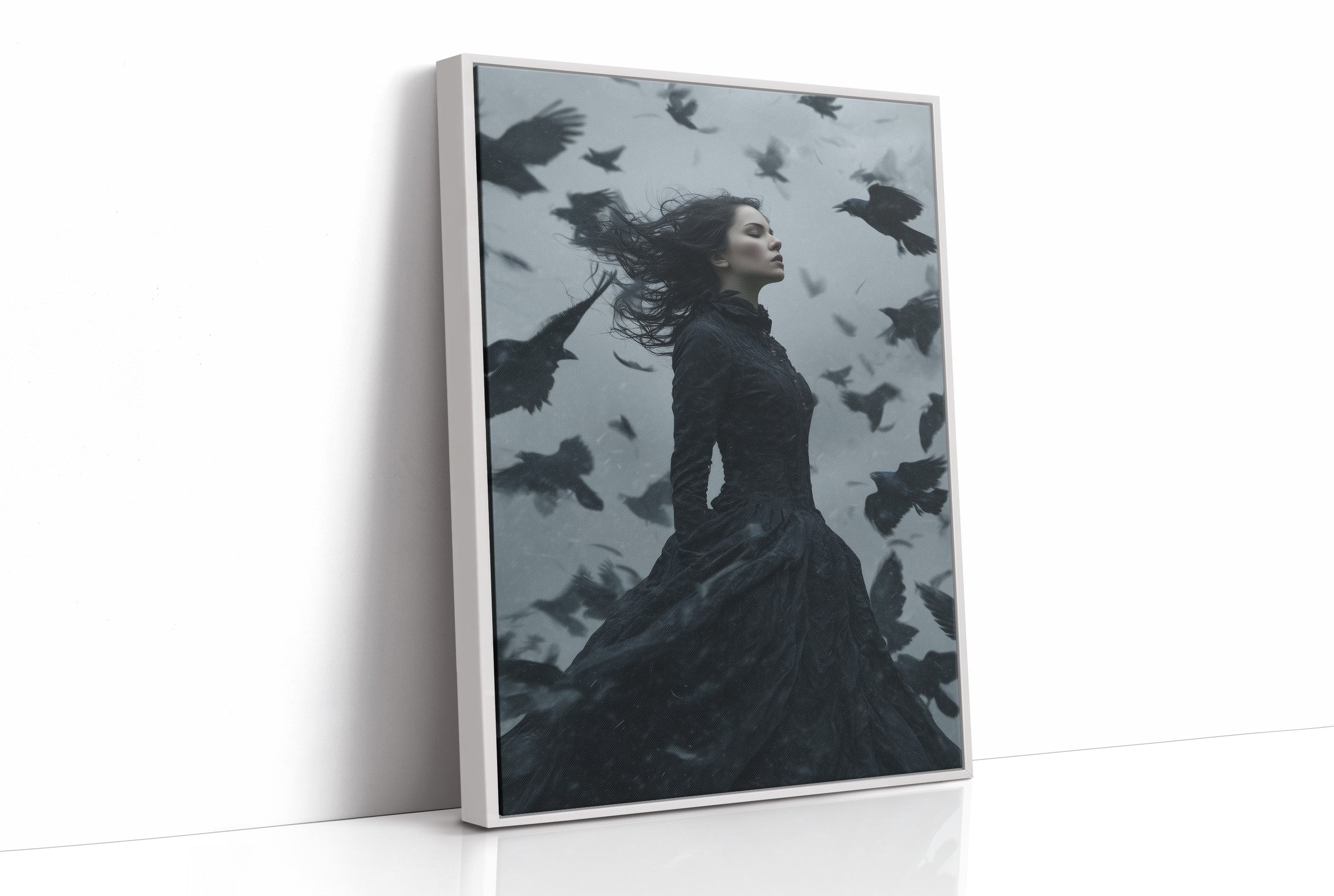 Ravens Dance At Dusk