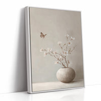 Butterfly Finds Blossoms In Stillness