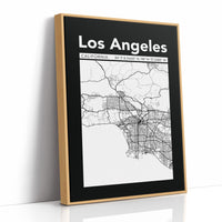 Los Angeles, Mapped in Black
