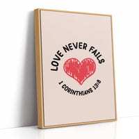 Love Never Fails Heart
