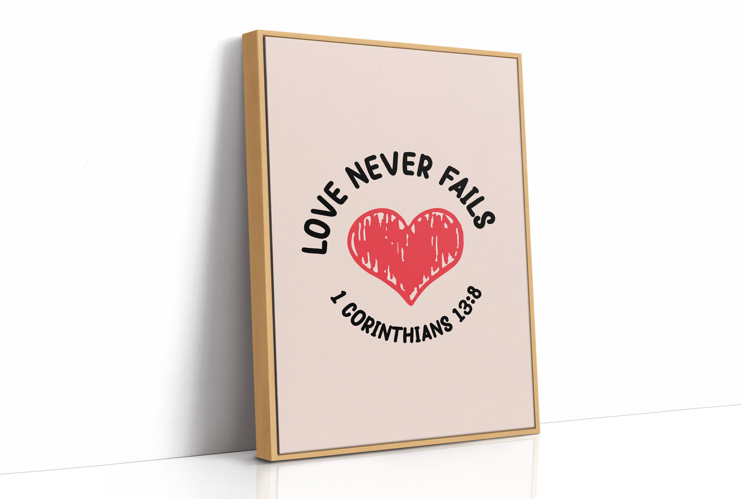 Love Never Fails Heart