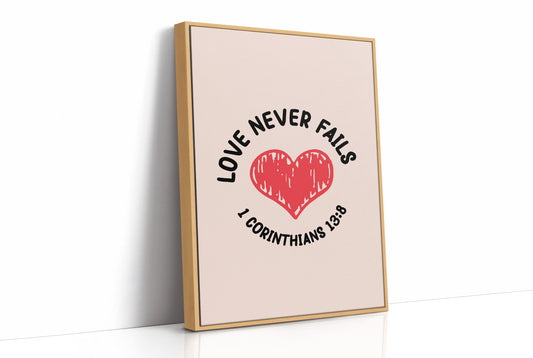 Love Never Fails Heart