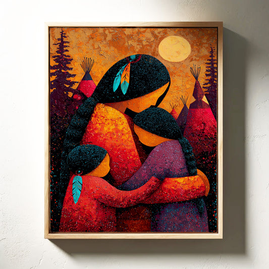 Embrace Beneath the Harvest Moon
