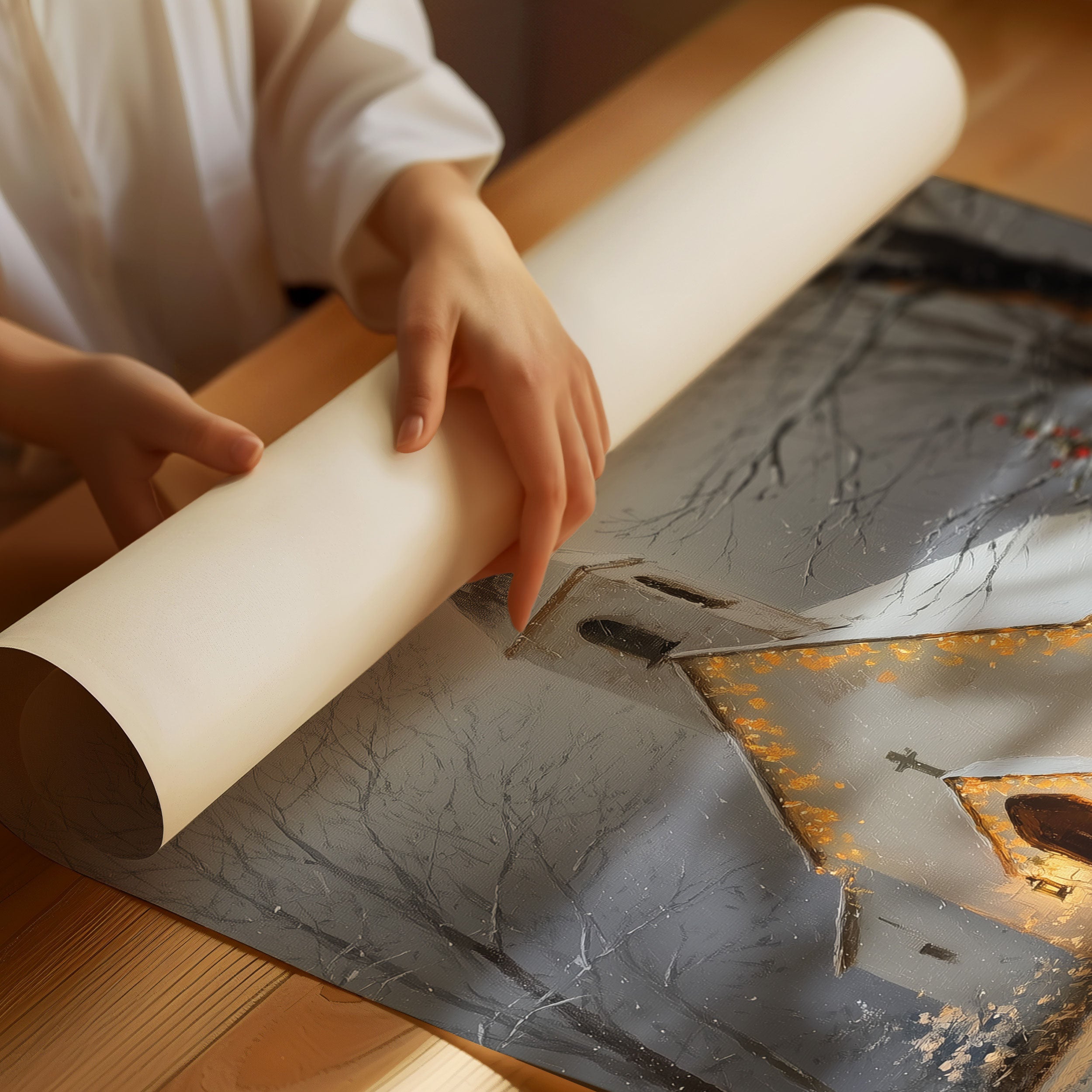 Silent Night Blesses Country Chapel