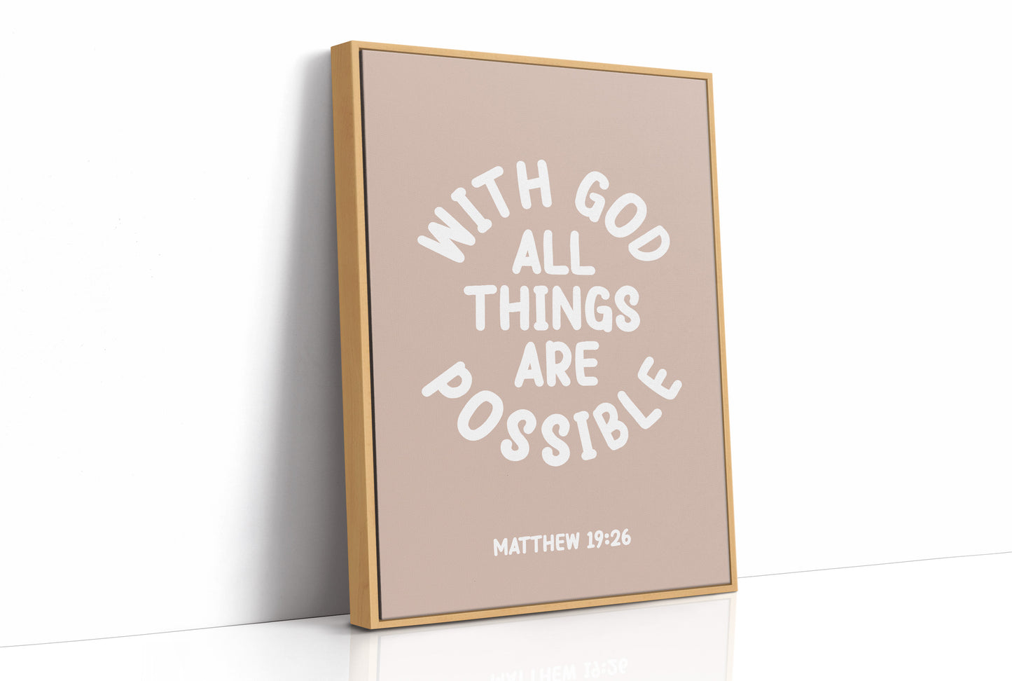 With God All Things Are Possible
