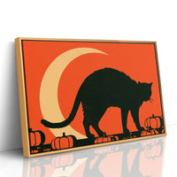 Arched Cat Crescent Moon Prowl