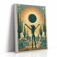 Eclipse in the Desert: Sun Salutation