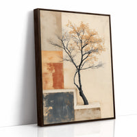 Solitary Tree Finds Golden Peace