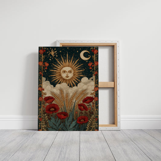 Harvest Beneath Celestial Gaze