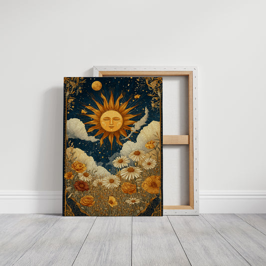 Sunlit Serenade Among Blossoms