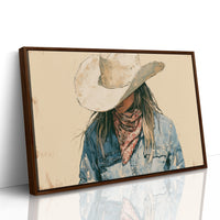 Bandana and Denim Portrait