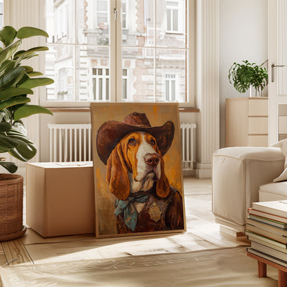 Basset Hound Frontier Sheriff
