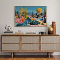 Saguaros Dance In Rainbow Valleys
