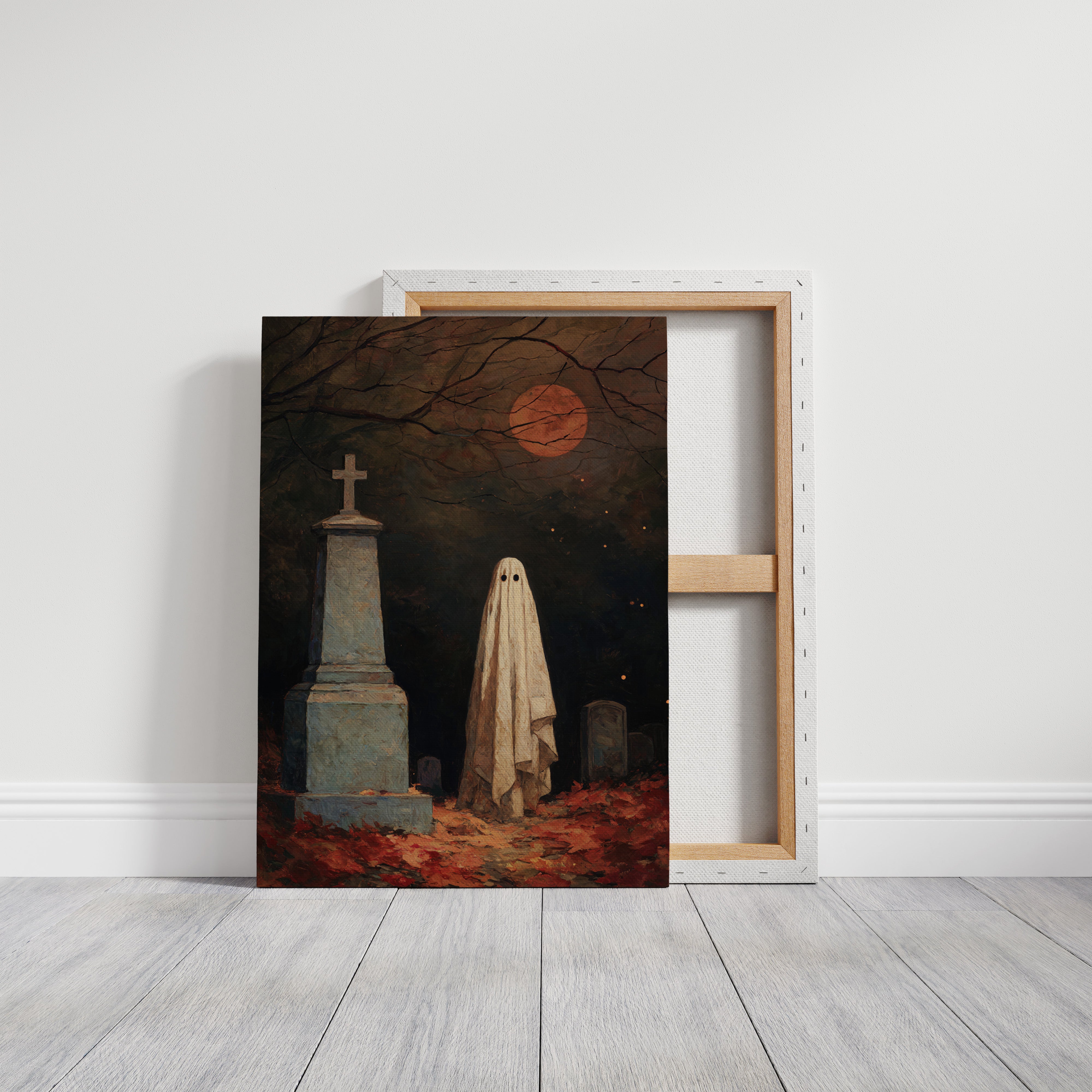 Beneath the Blood Moon's Veil