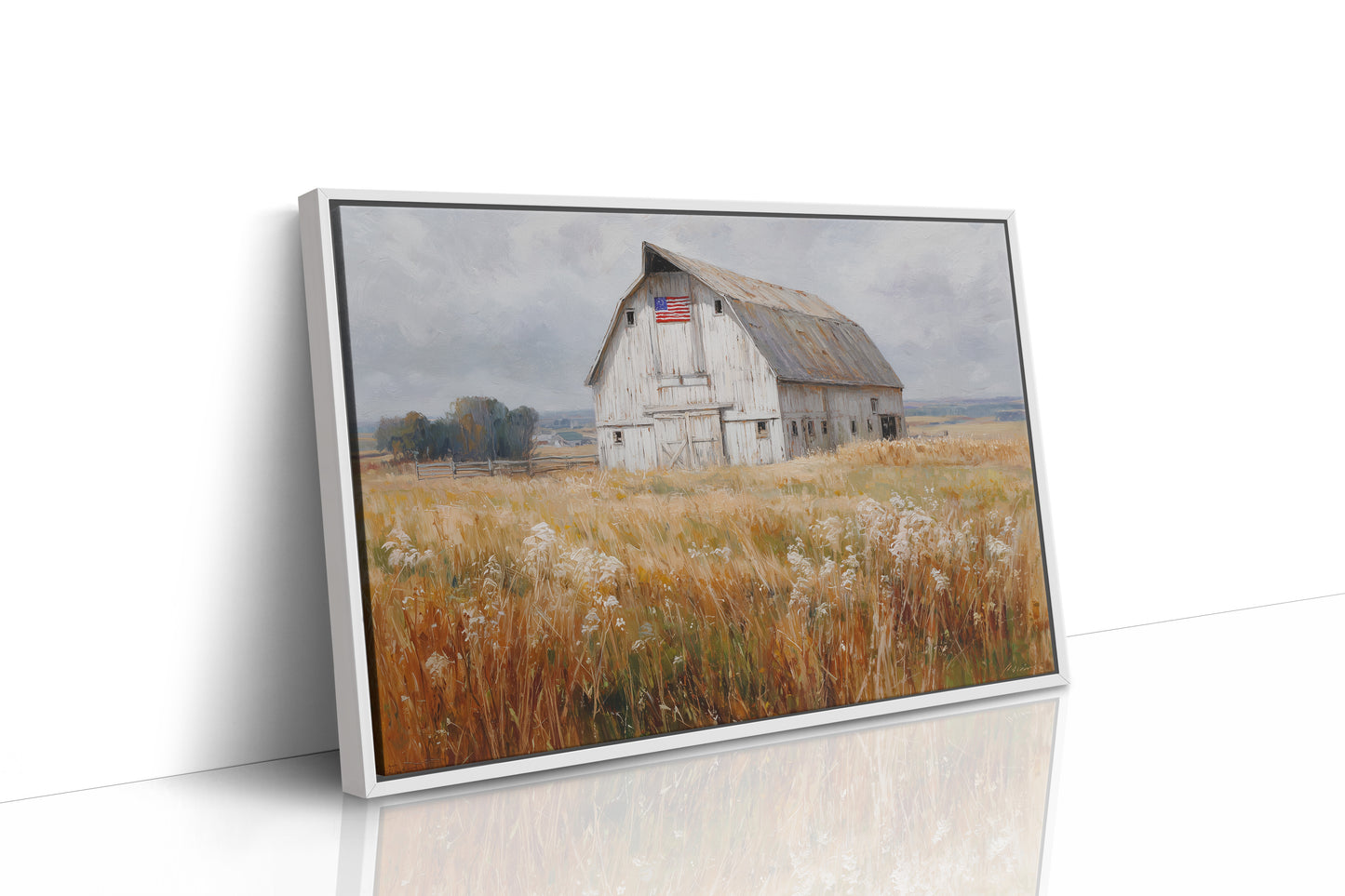 Prairie Stars Above Weathered White