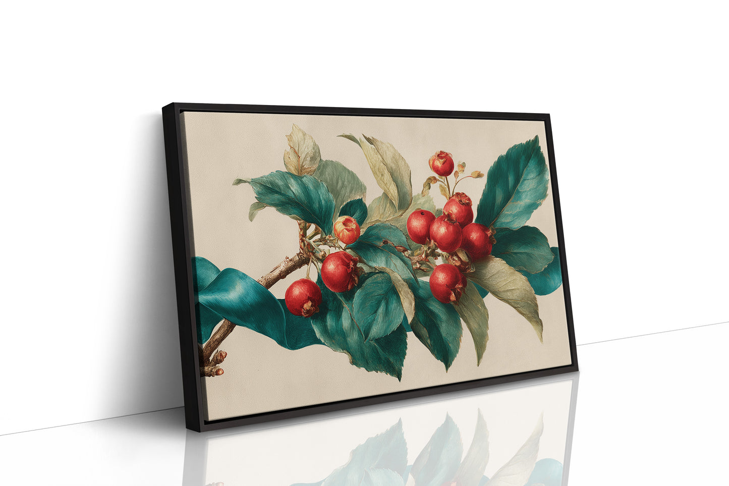 Winterberry Branch in Botanical Study