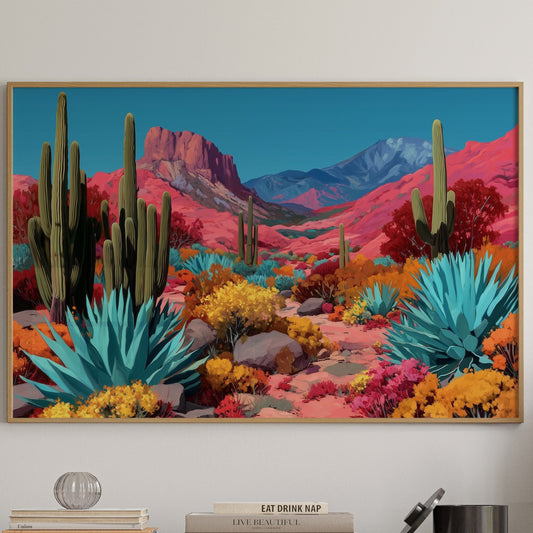 Agave Blooms Paint Desert Rainbows