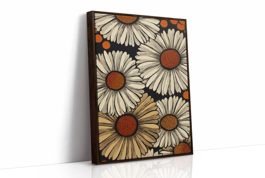 Daisies Dance In Copper Light