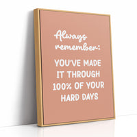 You Made It Through Hard Days