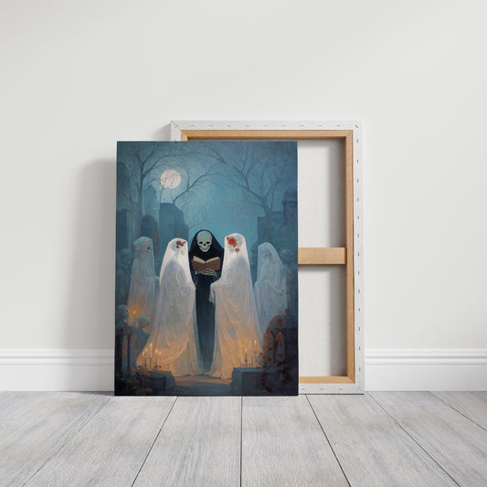 Ceremony Beneath the Moonlit Veil