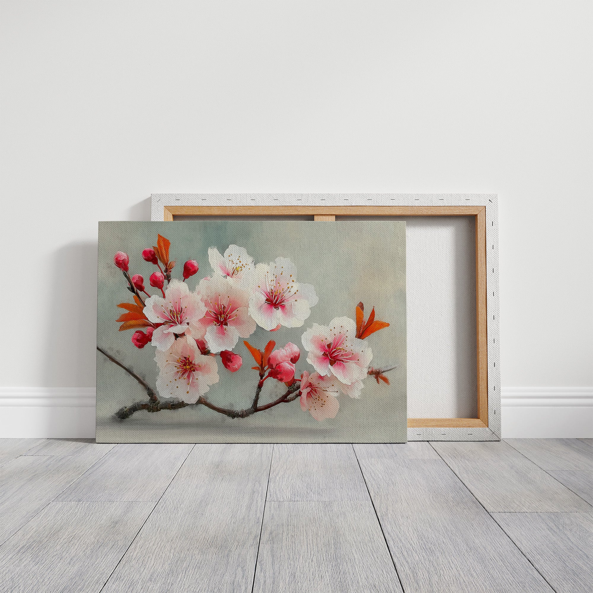 Blossoms Rest In Golden Hour Light