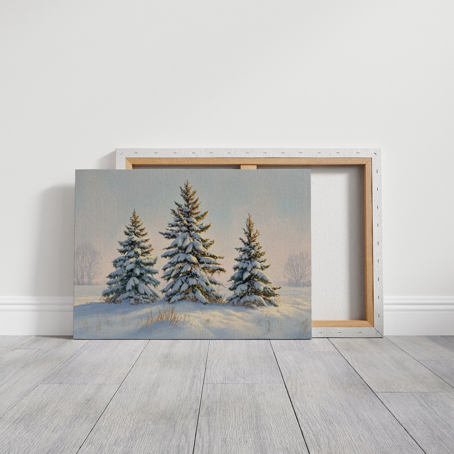 Snow Crowns Three Winter Sentinels