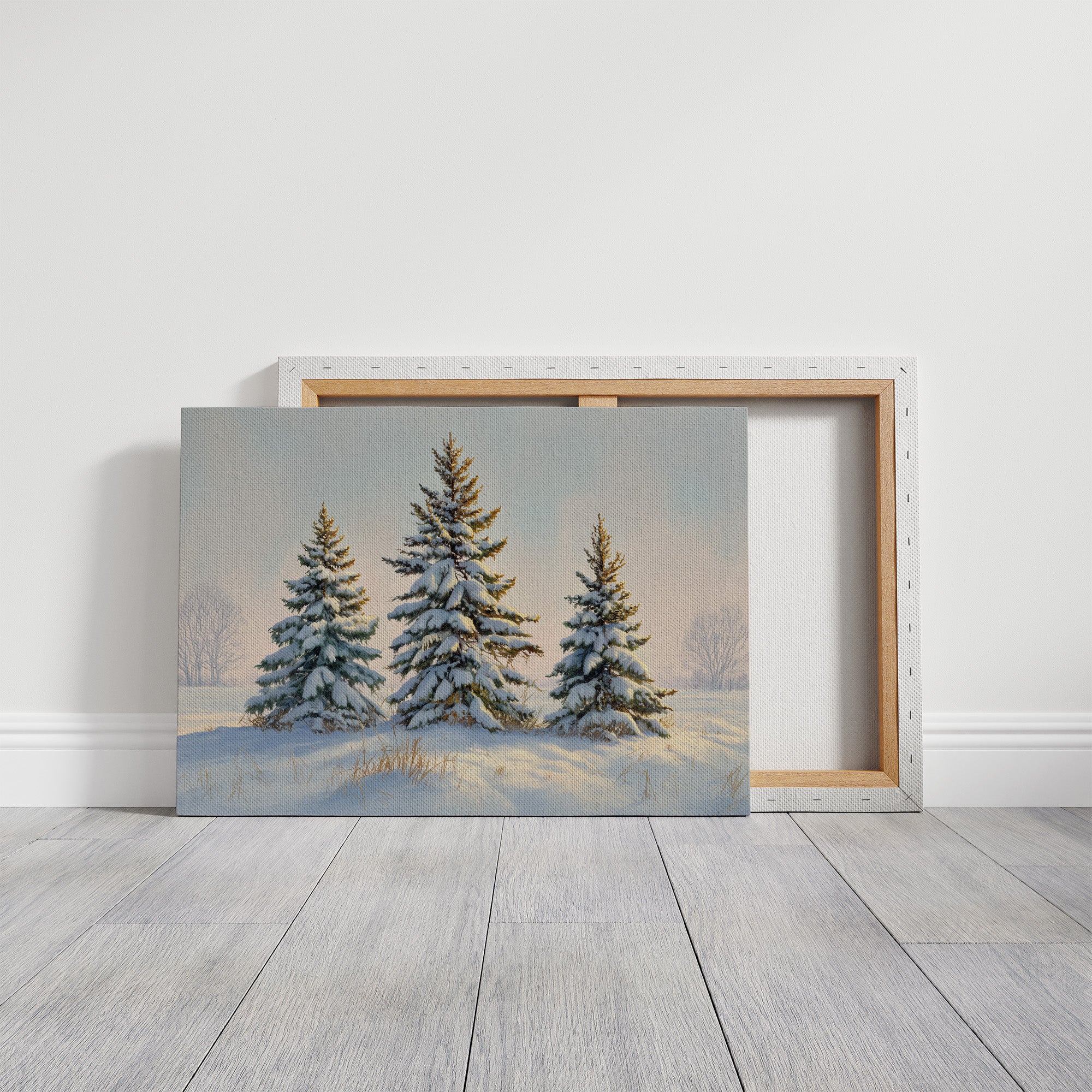 Snow Crowns Three Winter Sentinels